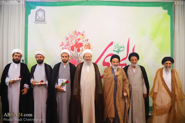 Photos: Imam Hadi birth anniversary, turban-wearing ceremony held in Qom