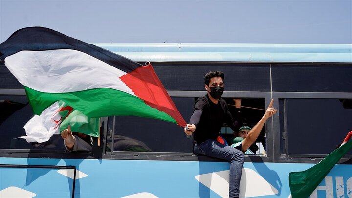 Photos: "Maghreb Resistance Convoy" for Gaza reaches Libya