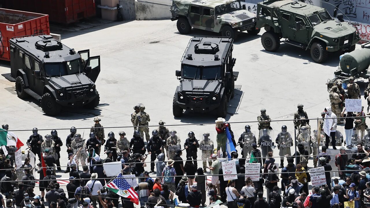 Los Angeles imposes curfew as protests over immigration raids escalate