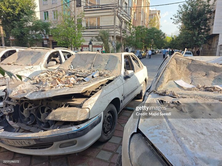 Photos: Damages from Israeli regime's airstrike on Tehran