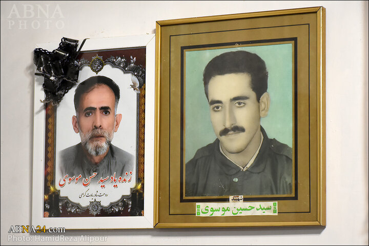 گزارش تصویری | دیدار آیت الله رمضانی با خانواده شهید سادات سید حسین موسوی