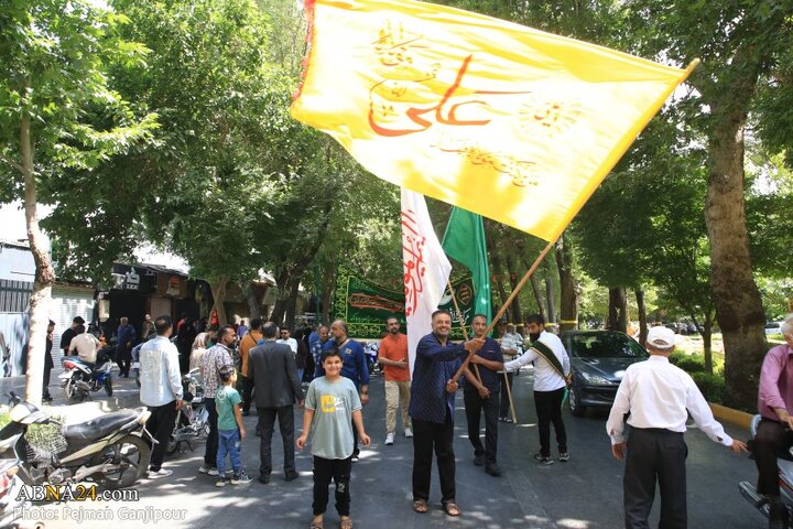راهپیمایی و مهمانی کیلومتری عید غدیر در شهر اصفهان
