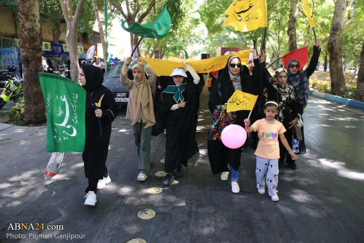 راهپیمایی و مهمانی کیلومتری عید غدیر در شهر اصفهان