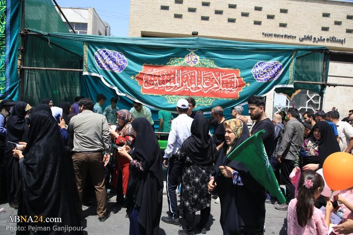 راهپیمایی و مهمانی کیلومتری عید غدیر در شهر اصفهان