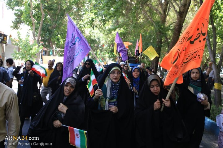 راهپیمایی و مهمانی کیلومتری عید غدیر در شهر اصفهان
