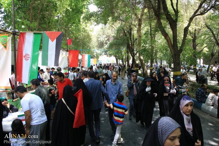 راهپیمایی و مهمانی کیلومتری عید غدیر در شهر اصفهان