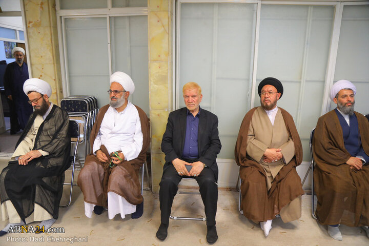 مراسم عیدسعیدغدیر خم در بیت آیت‌الله نوری همدانی