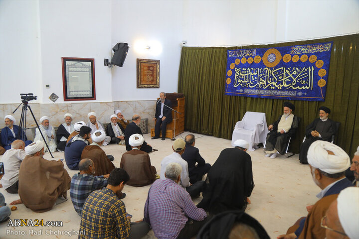 مراسم عیدسعیدغدیر خم در بیت آیت‌الله نوری همدانی