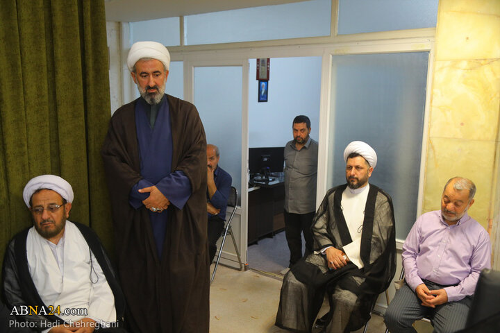 مراسم عیدسعیدغدیر خم در بیت آیت‌الله نوری همدانی