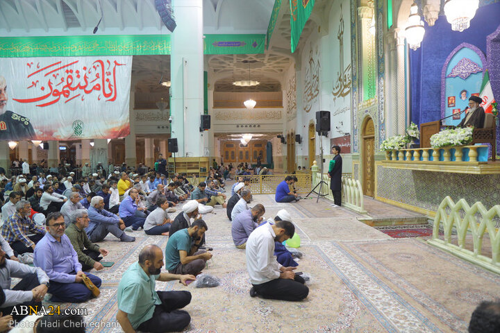 مراسم شام عید سعید غدیر در حرم مطهر حضرت معصومه(س)