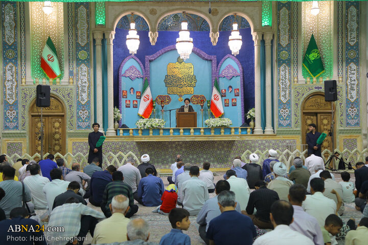 مراسم شام عید سعید غدیر در حرم مطهر حضرت معصومه(س)