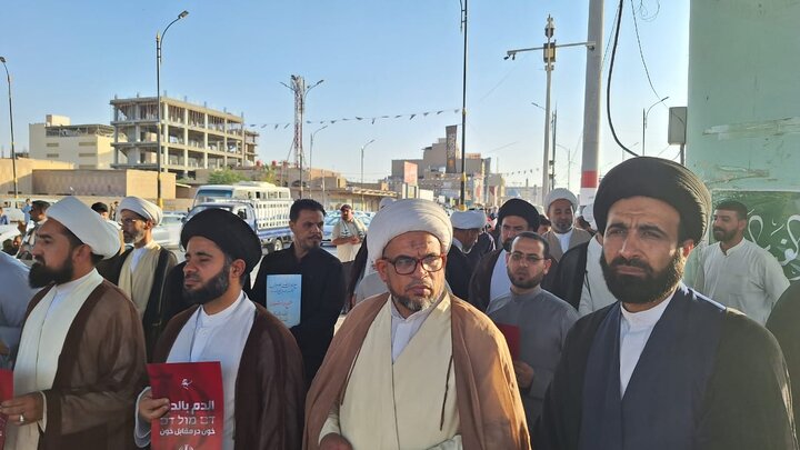 همبستگی علما وطلاب حوزه علمیه نجف اشرف