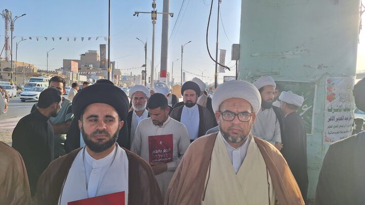 همبستگی علما وطلاب حوزه علمیه نجف اشرف