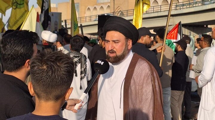 Photos: Solidarity gathering of Najaf Seminary with Islamic Republic of Iran