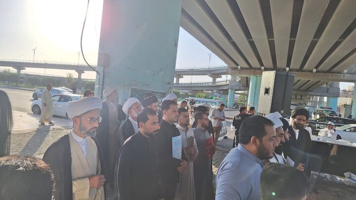 Photos: Solidarity gathering of Najaf Seminary with Islamic Republic of Iran
