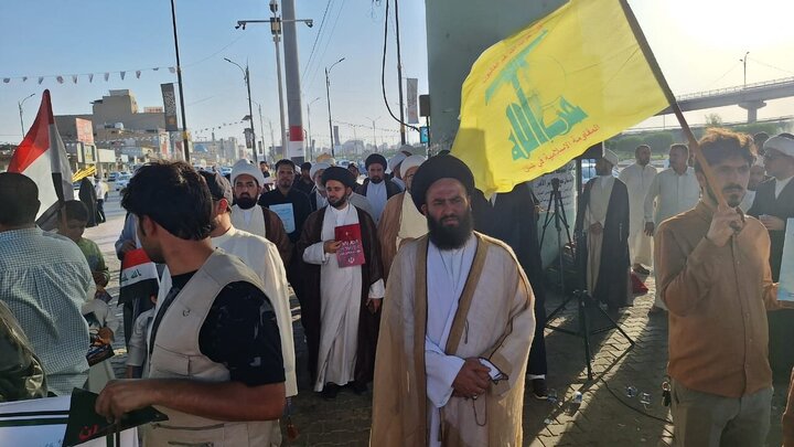 Photos: Solidarity gathering of Najaf Seminary with Islamic Republic of Iran
