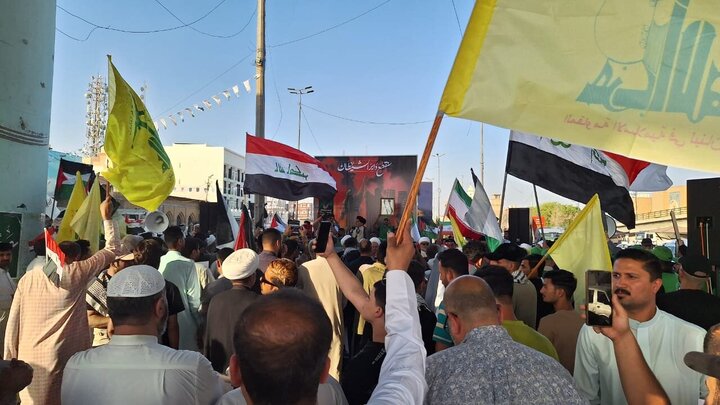 Photos: Solidarity gathering of Najaf Seminary with Islamic Republic of Iran