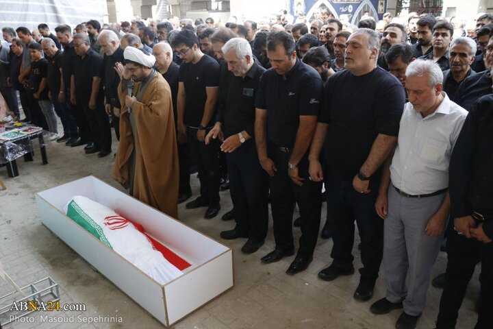 تشییع پیکر شهید «خلیل علیپور» در شهر تبریز