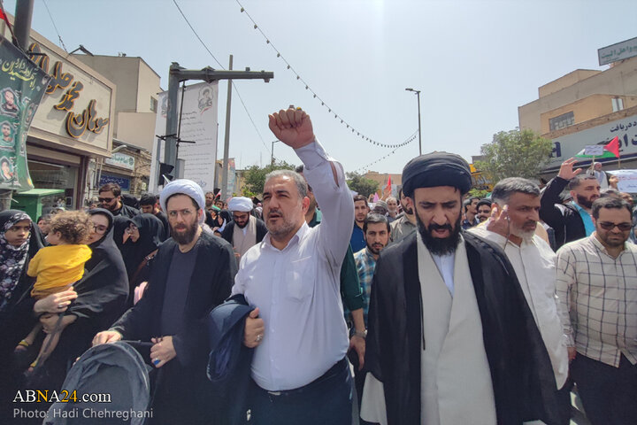 راهپیمایی جمعه خشم و نصر با حضور مردم انقلابی در شهر قم