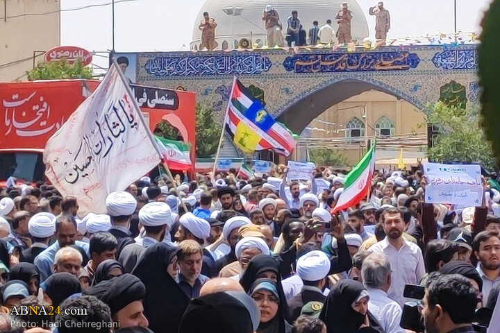 راهپیمایی جمعه خشم و نصر با حضور مردم انقلابی در شهر قم
