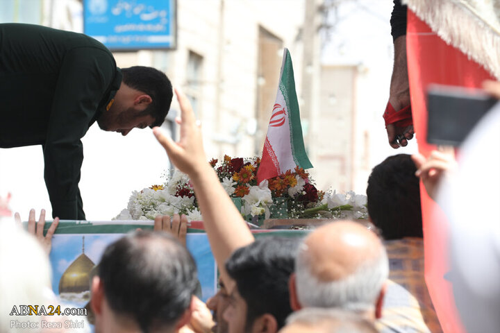 Photos: Funeral ceremony of 5 martyrs of Zionist regime's attacks on "Wrath and Victory" rally in Qom - 2