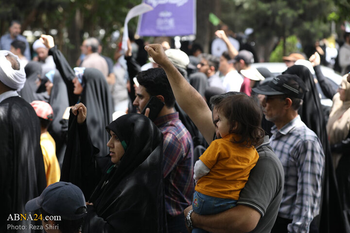 Photos: Funeral ceremony of 5 martyrs of Zionist regime's attacks on "Wrath and Victory" rally in Qom - 2