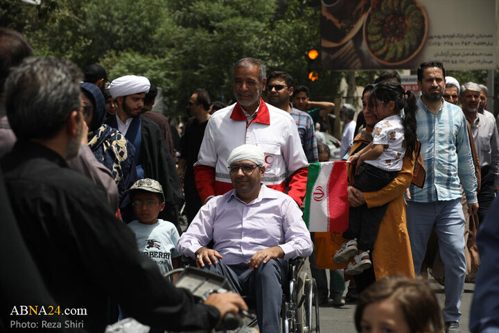 Photos: Funeral ceremony of 5 martyrs of Zionist regime's attacks on "Wrath and Victory" rally in Qom - 2