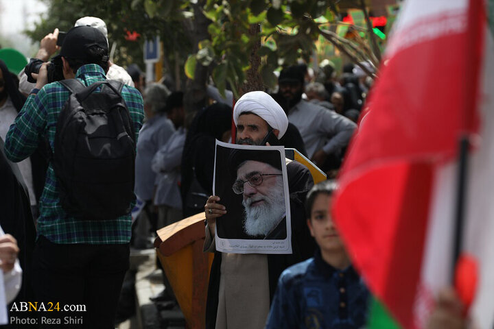 Photos: Funeral ceremony of 5 martyrs of Zionist regime's attacks on "Wrath and Victory" rally in Qom - 2
