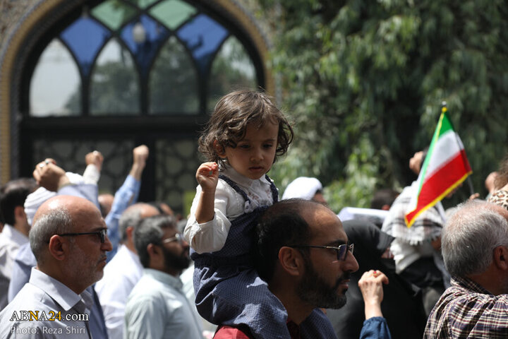 Photos: Funeral ceremony of 5 martyrs of Zionist regime's attacks on "Wrath and Victory" rally in Qom - 2