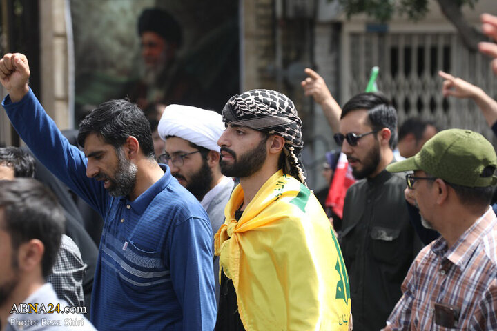 Photos: Funeral ceremony of 5 martyrs of Zionist regime's attacks on "Wrath and Victory" rally in Qom - 2