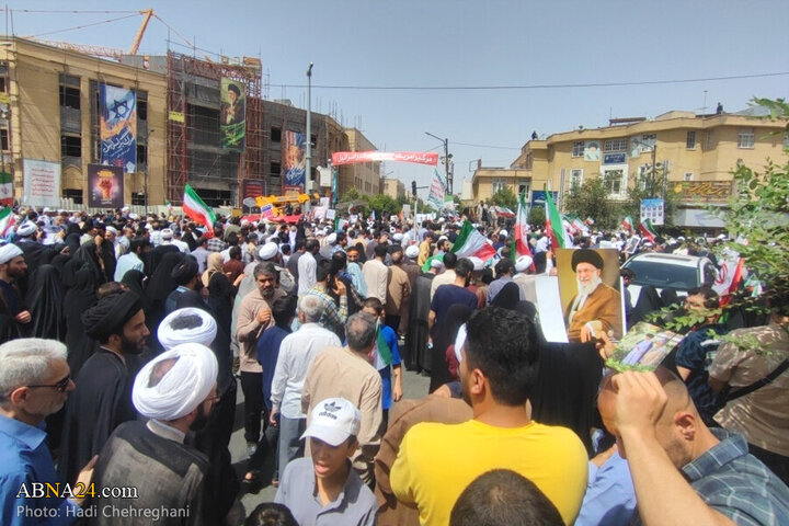 Photos: Qom people hold “Wrath and Victory” rally to condemn Israeli aggression