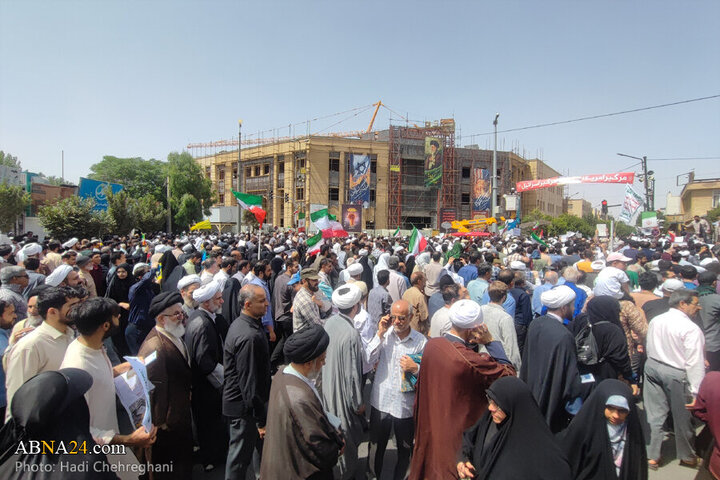 Photos: Qom people hold “Wrath and Victory” rally to condemn Israeli aggression
