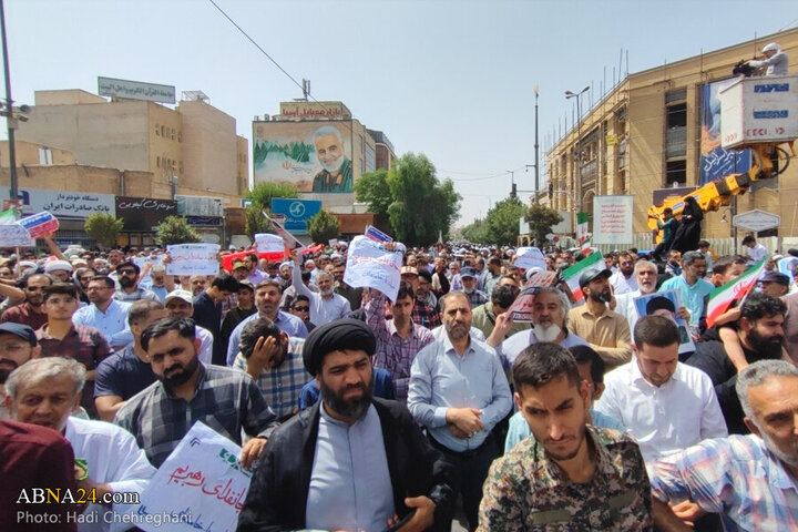 Photos: Qom people hold “Wrath and Victory” rally to condemn Israeli aggression