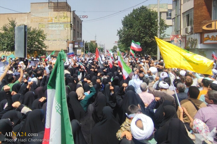 Photos: Qom people hold “Wrath and Victory” rally to condemn Israeli aggression