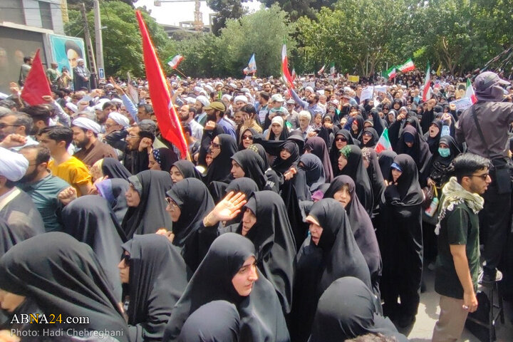 Photos: Qom people hold “Wrath and Victory” rally to condemn Israeli aggression