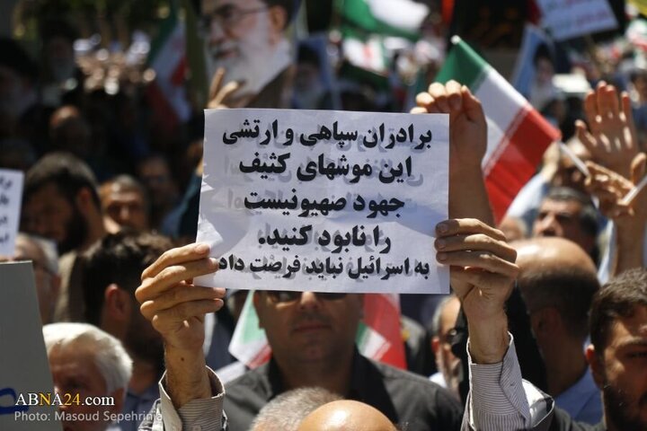 Photos: Tabriz people hold “Wrath and Victory” rally to condemn Israeli aggression