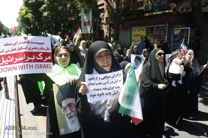 Photos: Tabriz people hold “Wrath and Victory” rally to condemn Israeli aggression