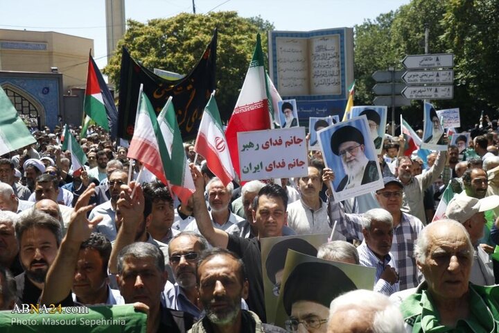 Photos: Tabriz people hold “Wrath and Victory” rally to condemn Israeli aggression