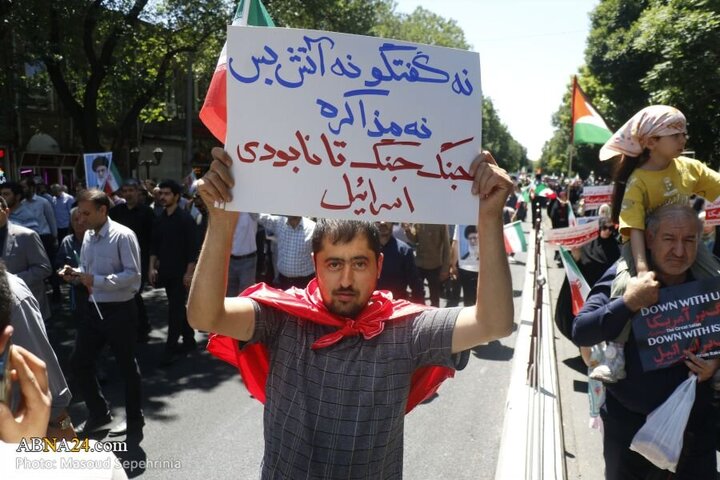 Photos: Tabriz people hold “Wrath and Victory” rally to condemn Israeli aggression
