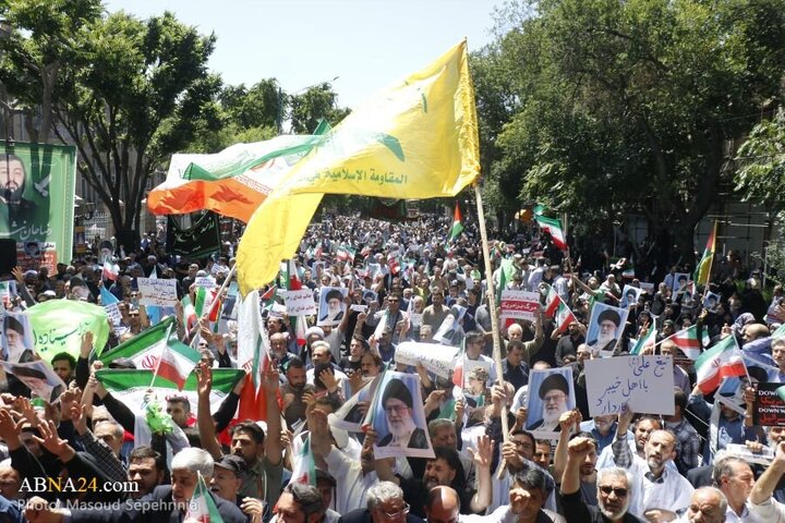 Photos: Tabriz people hold “Wrath and Victory” rally to condemn Israeli aggression