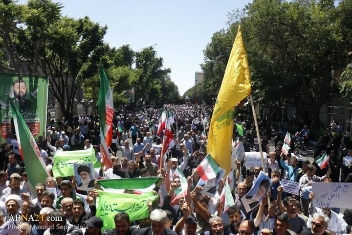Photos: Tabriz people hold “Wrath and Victory” rally to condemn Israeli aggression