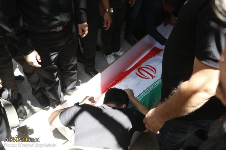 Photos: Funeral ceremony of martyr Khalil Alipour held in Tabriz