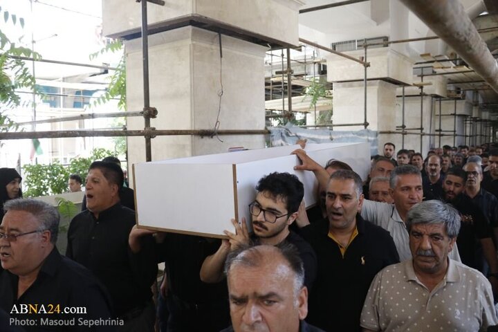 Photos: Funeral ceremony of martyr Khalil Alipour held in Tabriz