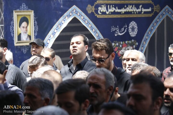 Photos: Funeral ceremony of martyr Khalil Alipour held in Tabriz