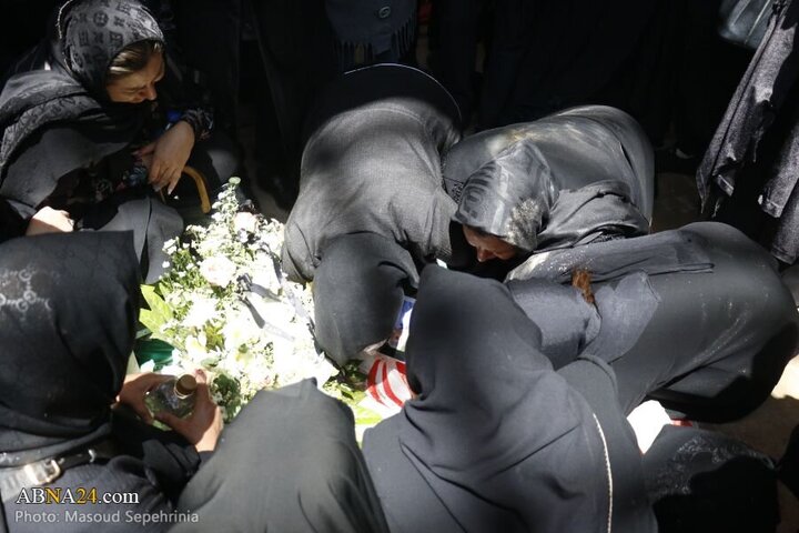 Photos: Funeral ceremony of martyr Khalil Alipour held in Tabriz