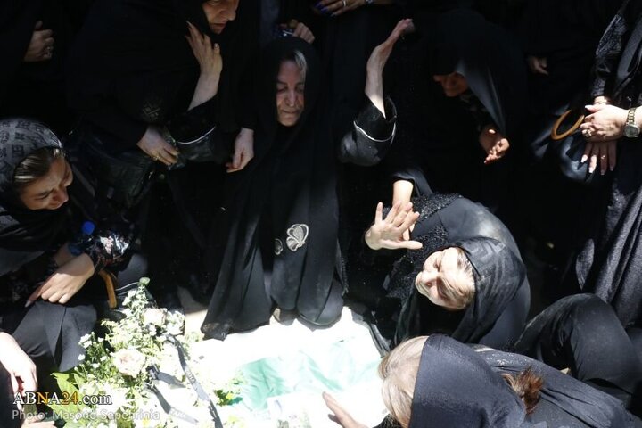 Photos: Funeral ceremony of martyr Khalil Alipour held in Tabriz