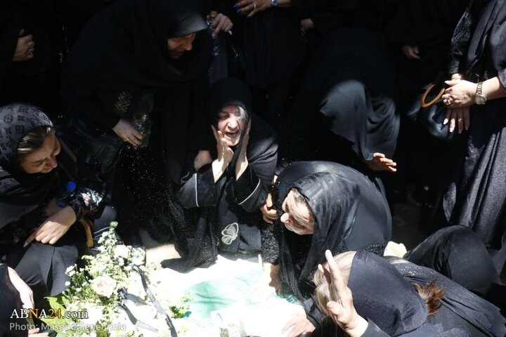 Photos: Funeral ceremony of martyr Khalil Alipour held in Tabriz