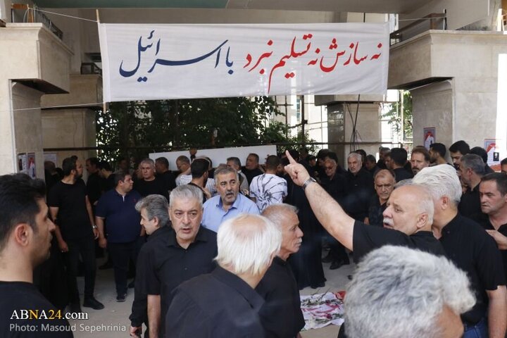 Photos: Funeral ceremony of martyr Khalil Alipour held in Tabriz