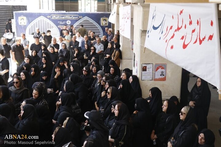 Photos: Funeral ceremony of martyr Khalil Alipour held in Tabriz