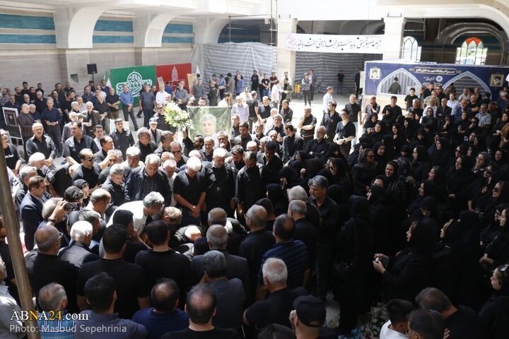 Photos: Funeral ceremony of martyr Khalil Alipour held in Tabriz